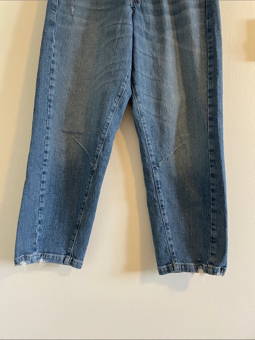 Pilcro Anthropologie Reworked High Rise Taper Barrel Jeans Women’s Size 30 - Picture 5 of 9